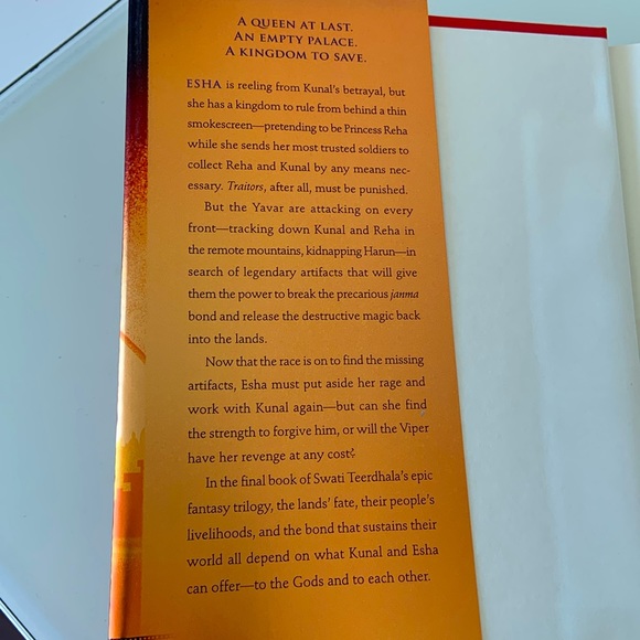 The chariot at dusk by swati teerdhala hardcover fantasty book tiger at midnight - Picture 3 of 9